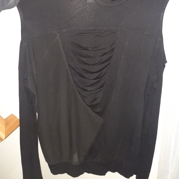 Punk Rave - Semi Sheer Open Shoulder Hoodie - Picture 5 of 10